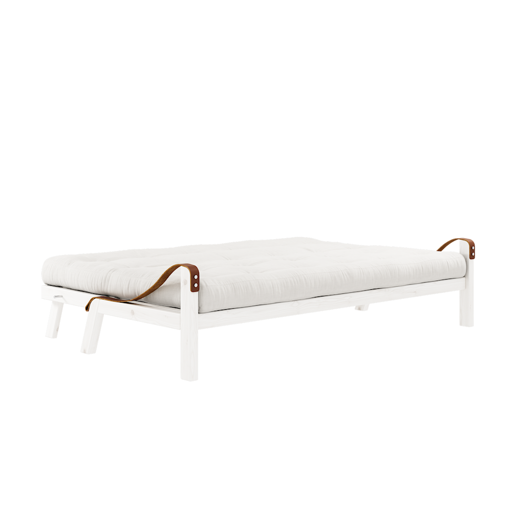 POETRY WHITE LACQUERED W. 5-LAYER MIXED MATTRESS NATURAL-1