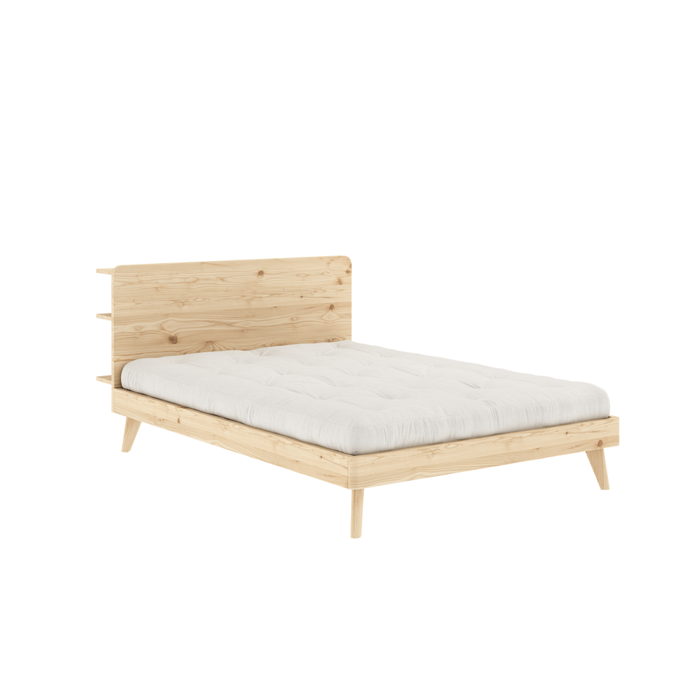 RETREAT BED CLEAR LACQUERED 140 X 200-1