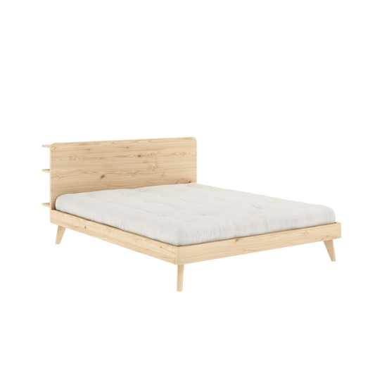 RETREAT BED CLEAR LACQUERED 160 X 200-1