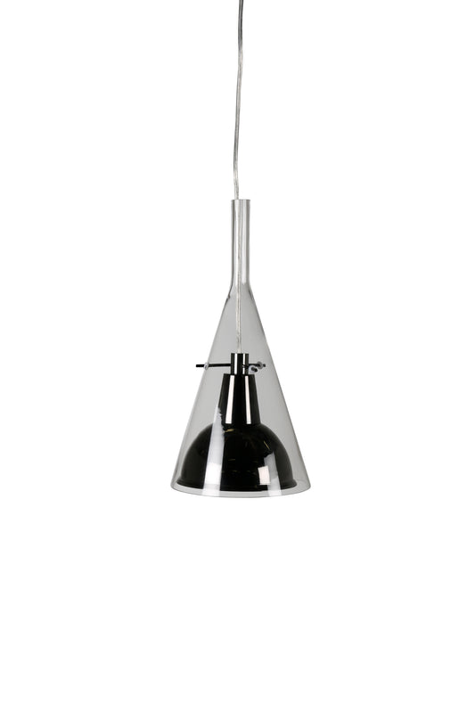 Venture-Design | Sirius Deckenleuchte Klarglas mit Black Steel D25*H40
