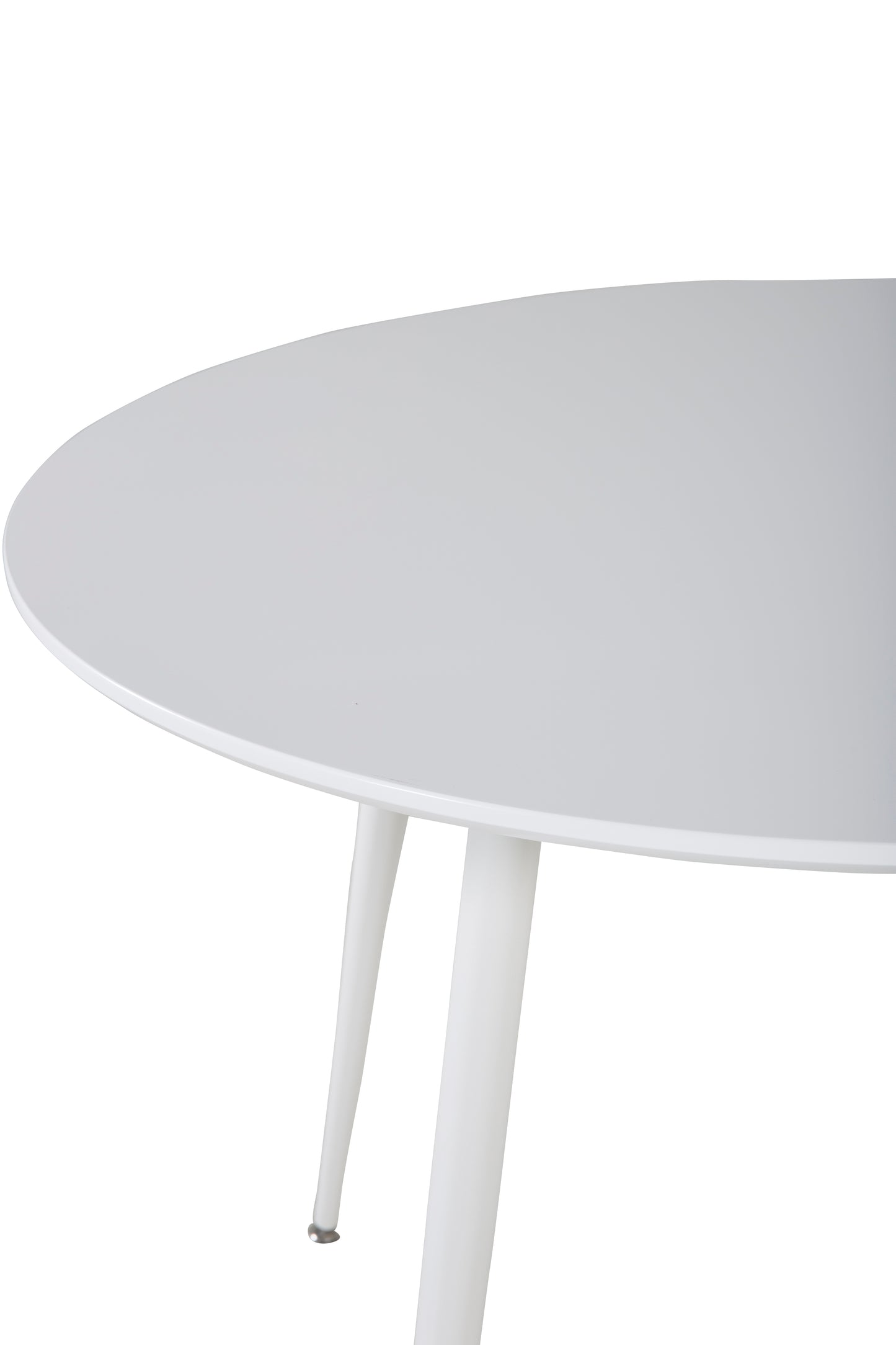 Venture-Design | Plaza - Runder Tisch 100 cm - Weiße Platte / Weiße Beine