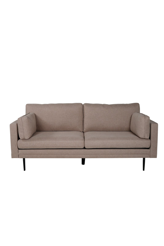 Venture-Design | Boom Sofa - Schwarz / Brauner Stoff