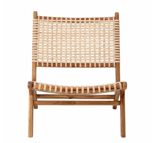 Keila Lounge Chair, Natur, Teak