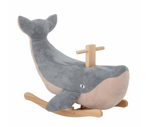 Moby Rocking Horse, Wal, Blau, Polyester