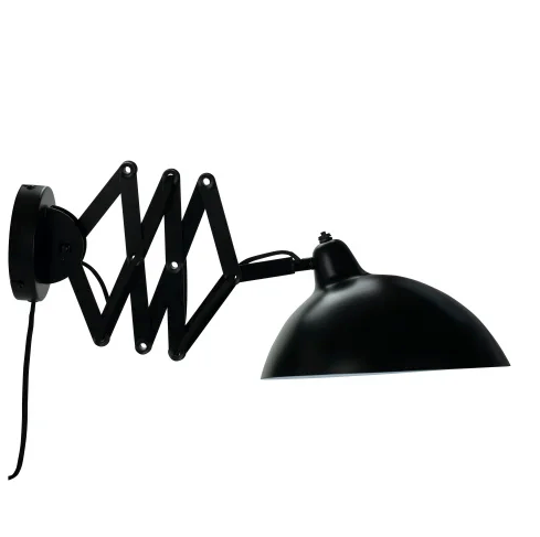 Larsen Dyberg | Futura schwarze Wandlampe mit Klapparm