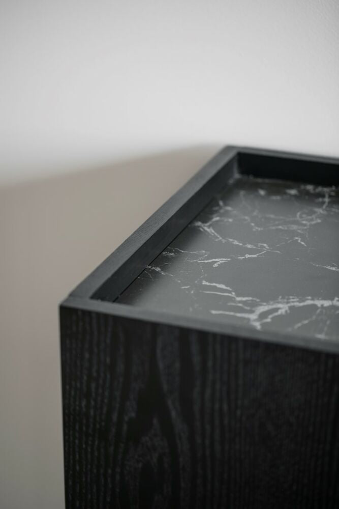 Rowico | Springdale sideboard svart ask/keramik/svart met Default Title