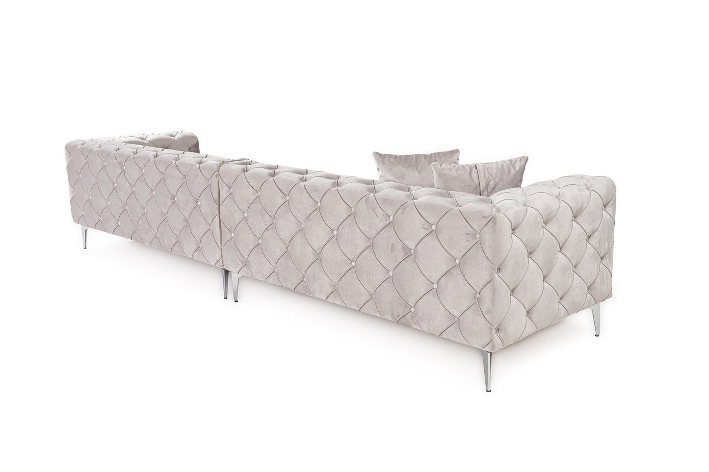 Como - Lysegrå - 4-sæders sofa
