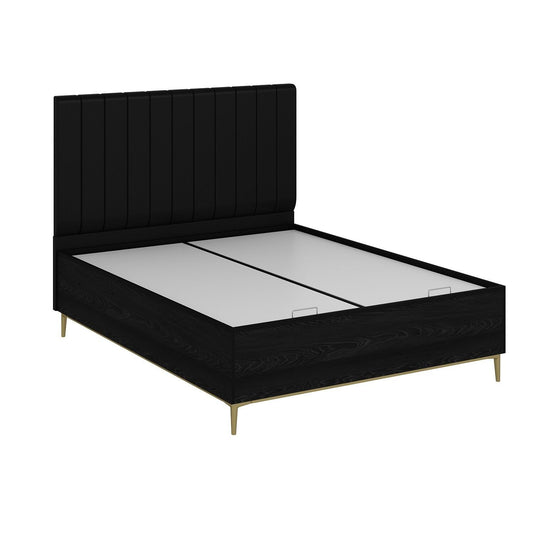 Elevate 160 x 200 - Black - Double Bed Base & Headboard