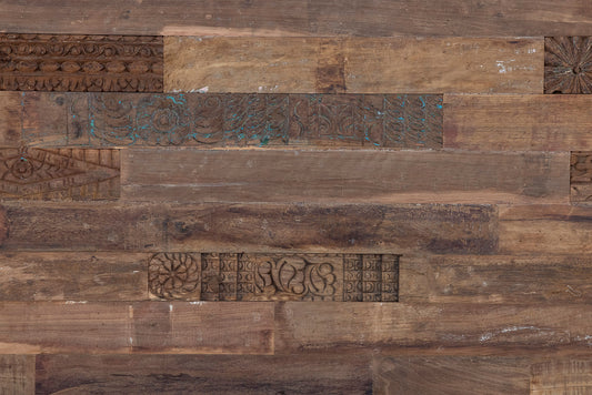 Kreative Sammlung | Rilo Kopfteil, natürliches, recyceltes Holz