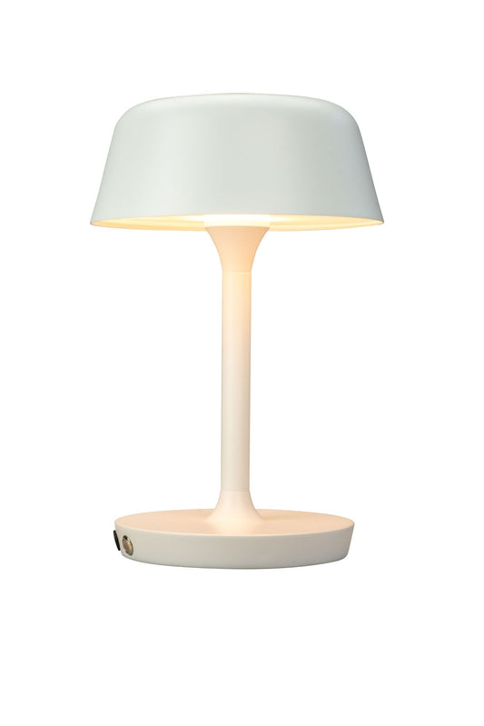 Larsen Dyberg | Wiederaufladbare weiße LED-Tischlampe Valencia