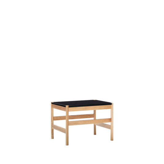 Hübsch | Raw - Beistelltisch aus FSC®-zertifiziertem Holz mit Tischplatte aus Marmor