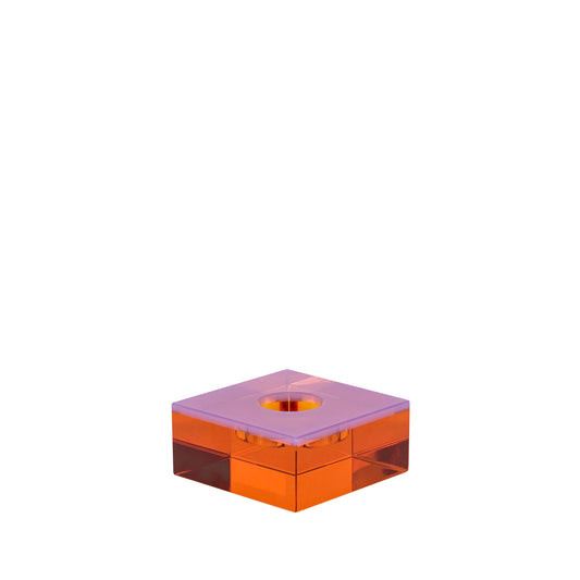 Flux Kerzenhalter Pink/Orange