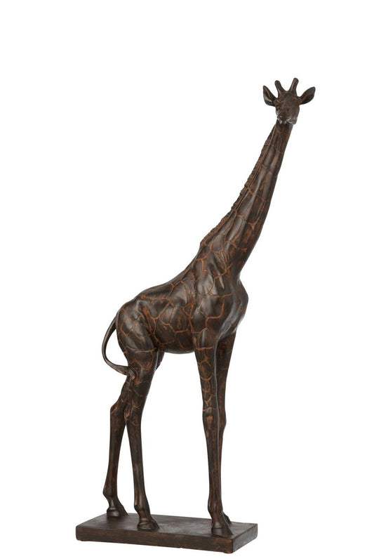 Giraf poly brun lille