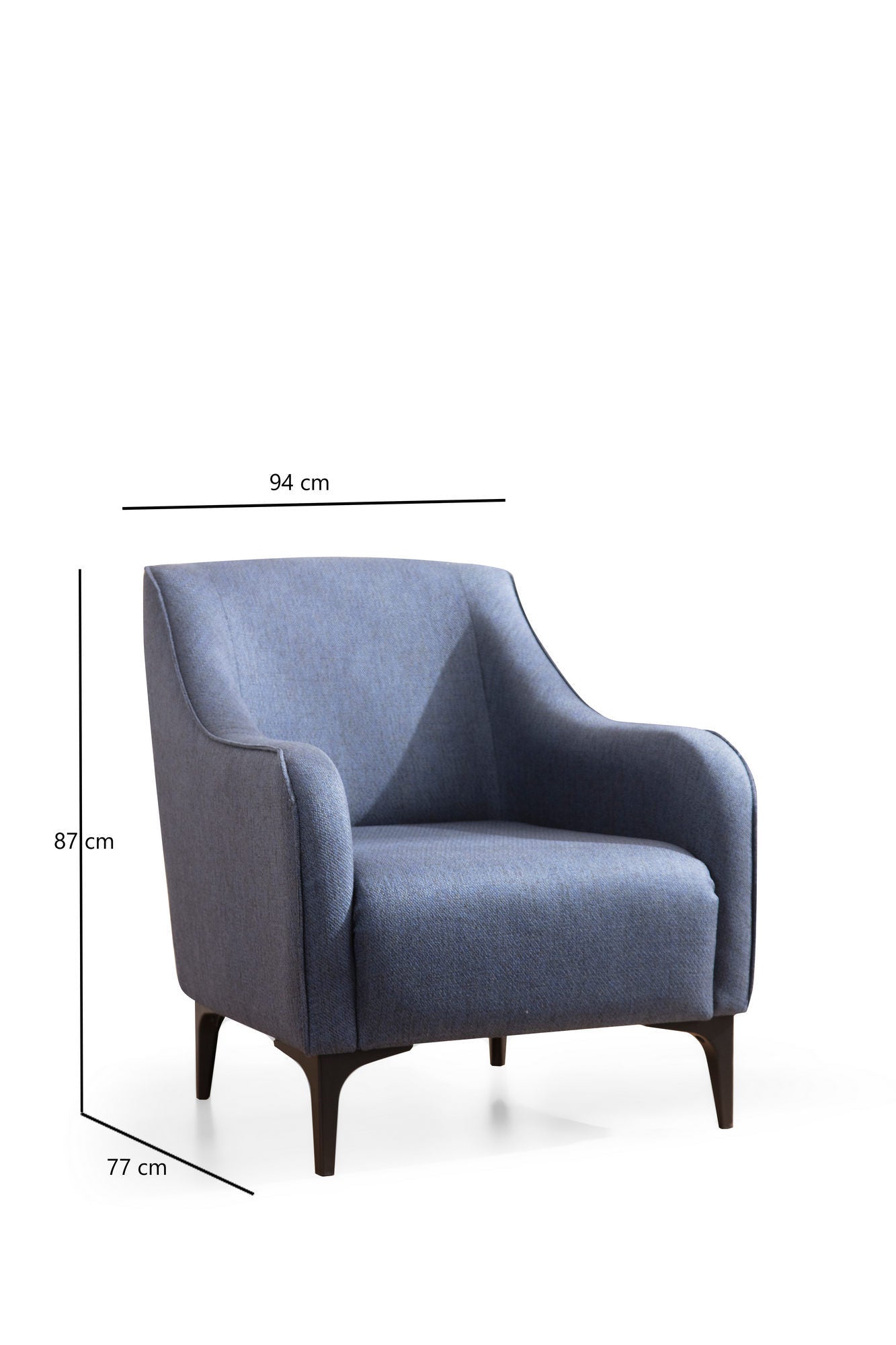 Belissimo - Blå - Wing Chair