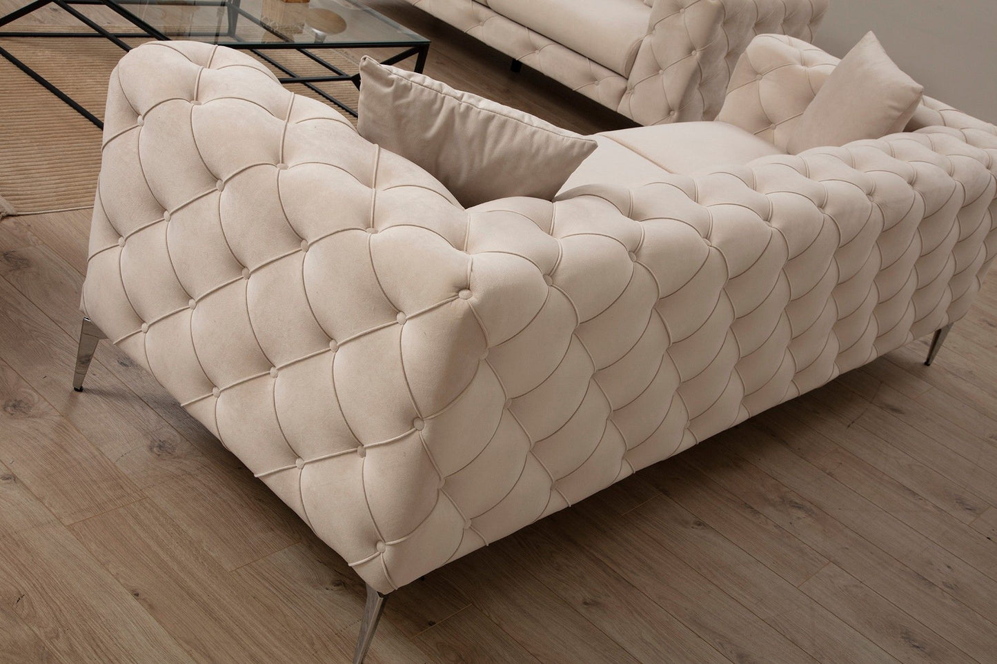 Como - Ecru - 3-sæders sofa