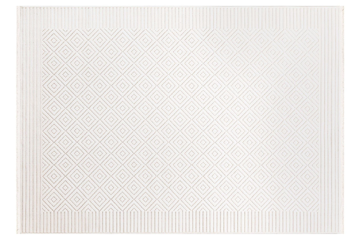 65287 Meridyen - Creme - Tæppe (117 x 180)