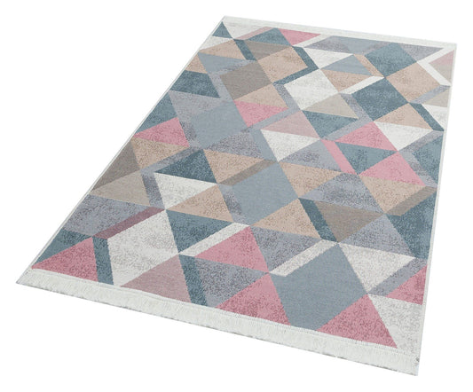 Ar 10 - blå, lyserød - tæppe (80 x 150)