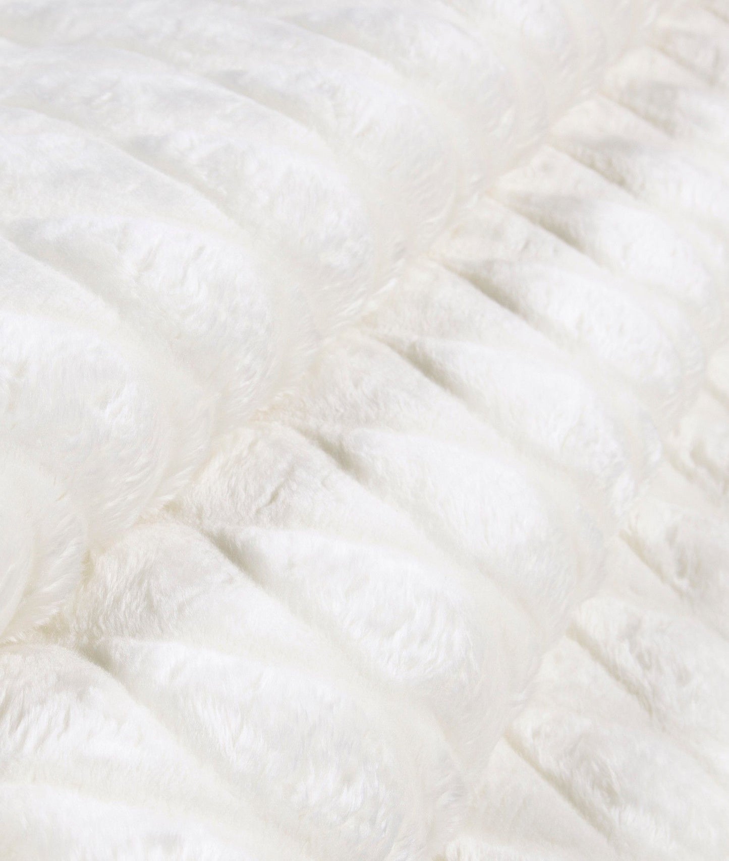 Fåreskindstæppe - hvidt - tæppe (60 x 100)