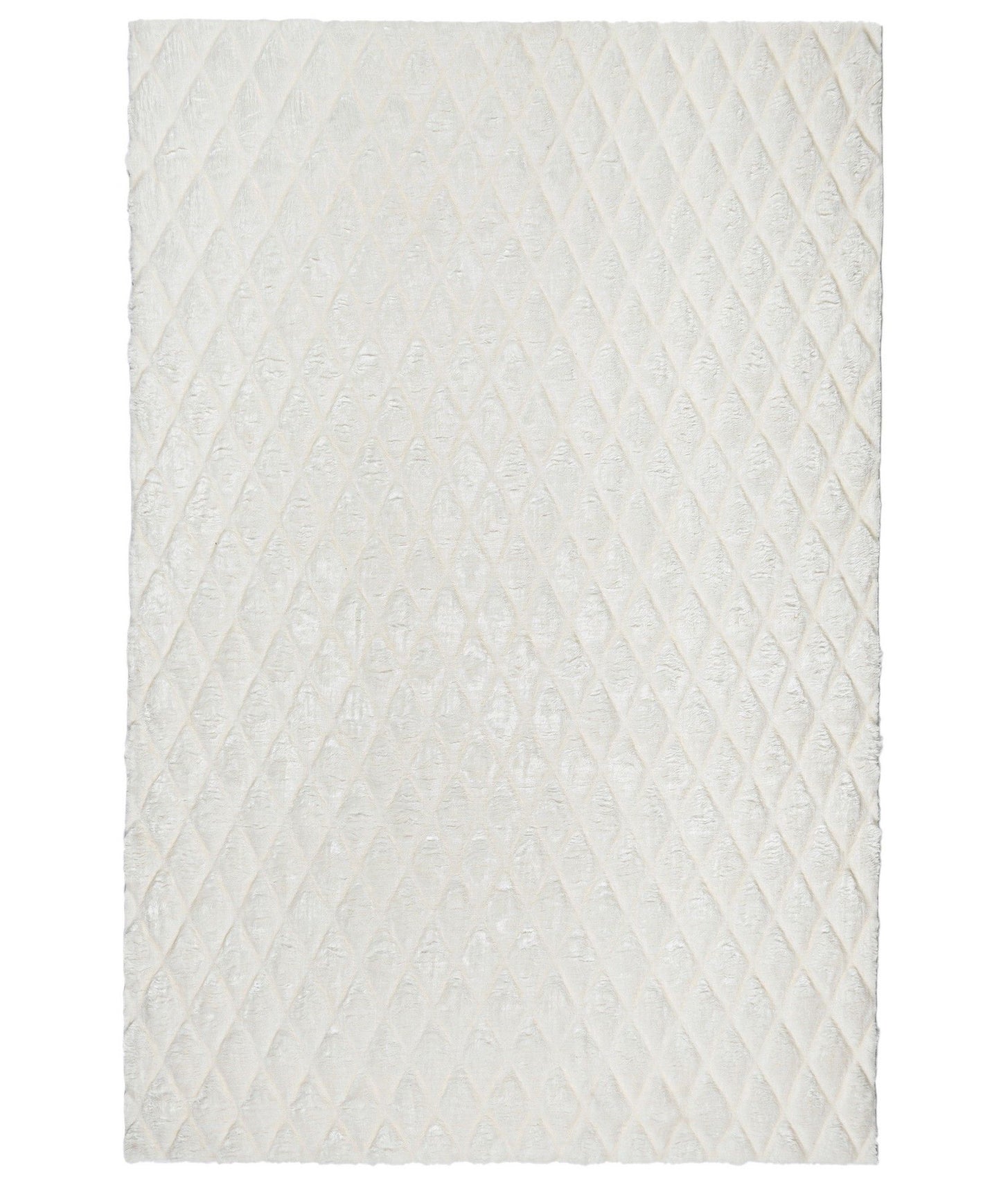 Fåreskindstæppe - hvidt - tæppe (60 x 100)
