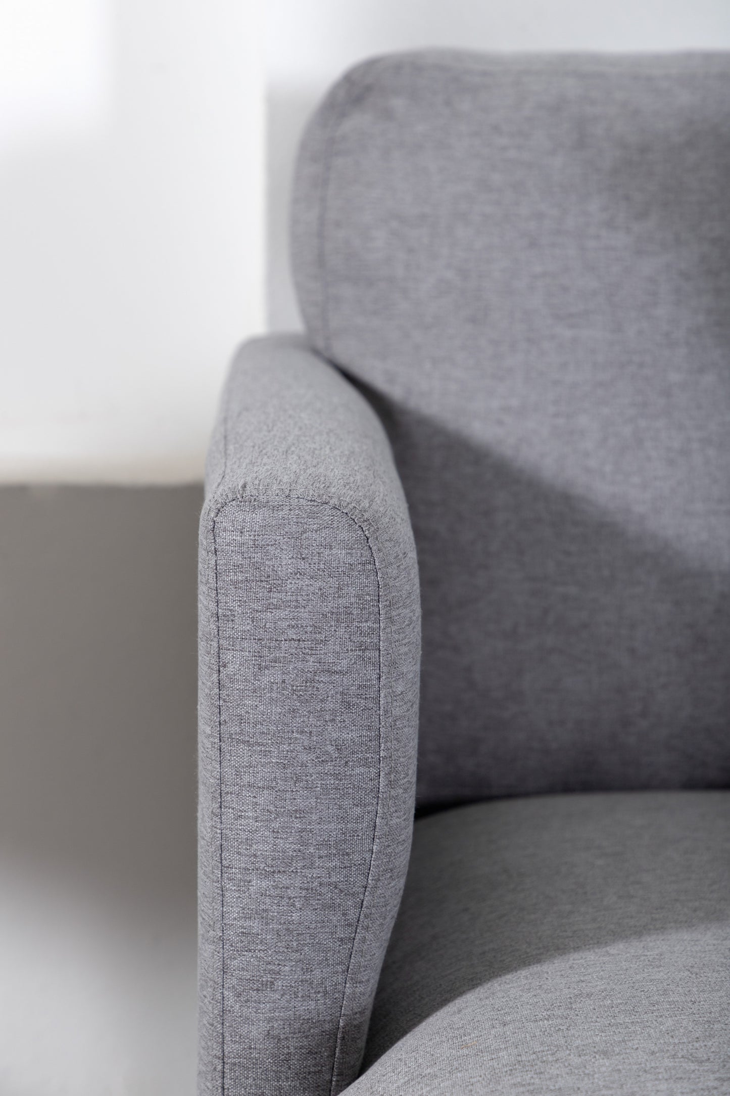 Venture-Design | Zoom U-Sofa - Schwarz / Stahlgrauer Stoff