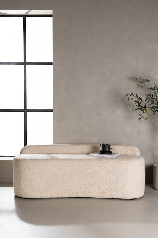 Venture-Design | Pocatello Sofa - Weiß / Weißes Boucle