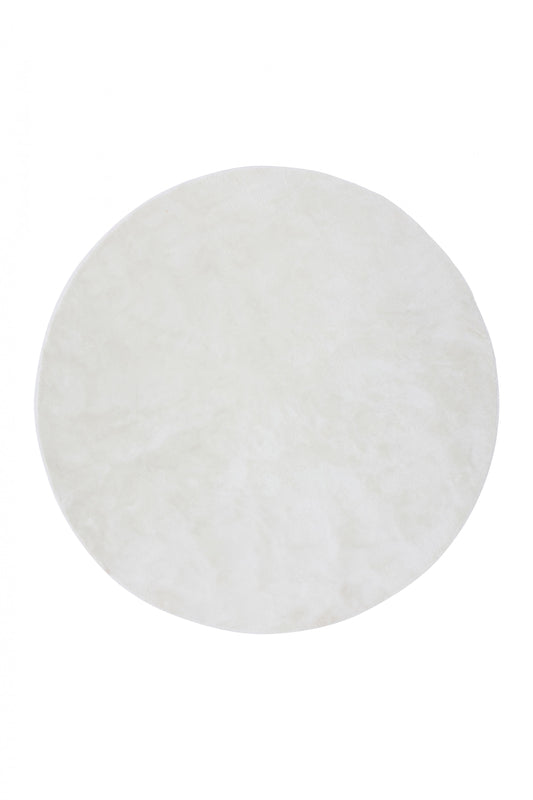 Venture-Design | Blanca runder Polyester - Teppich - 200*200- Weiß