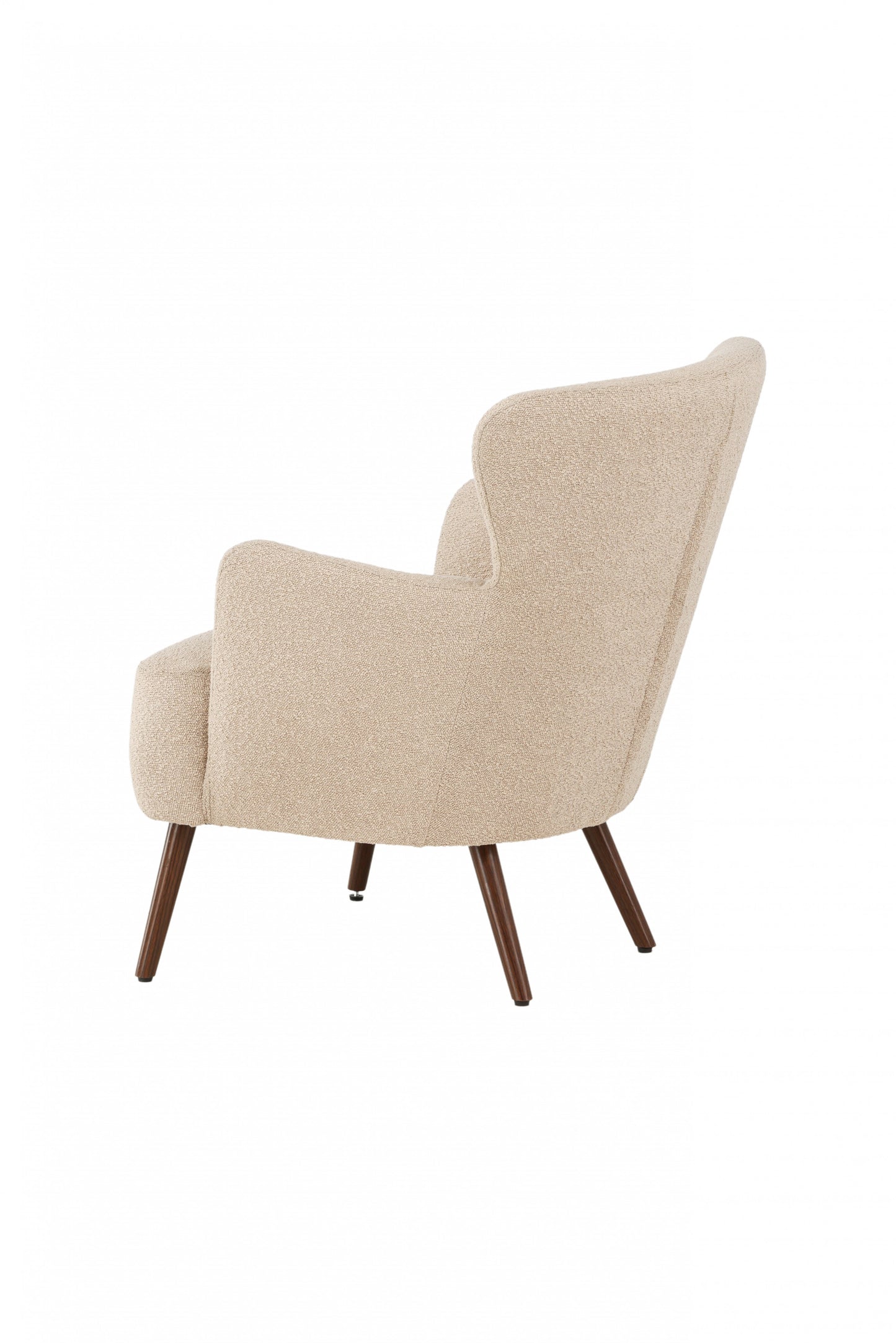 Venture-Design | Lincoln Lounge Chair - Nussbaum / Boucle Boucle