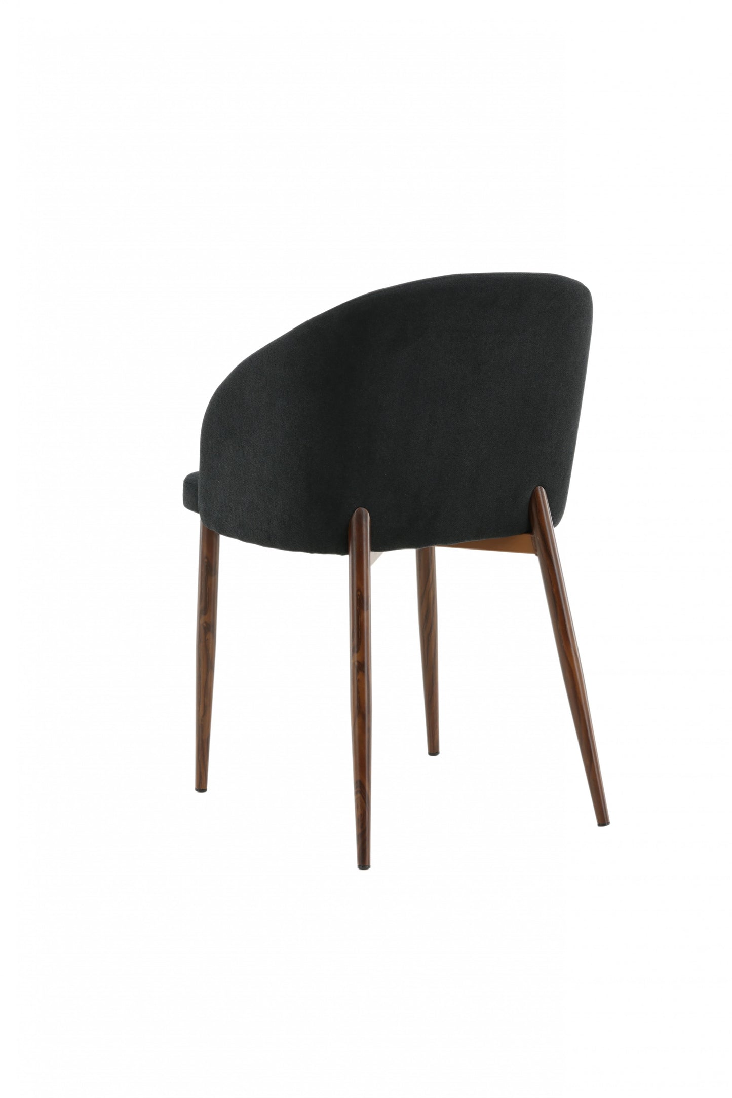 Venture-Design | Arch Dining Chair – Nussbaumbeine – schwarzer Stoff