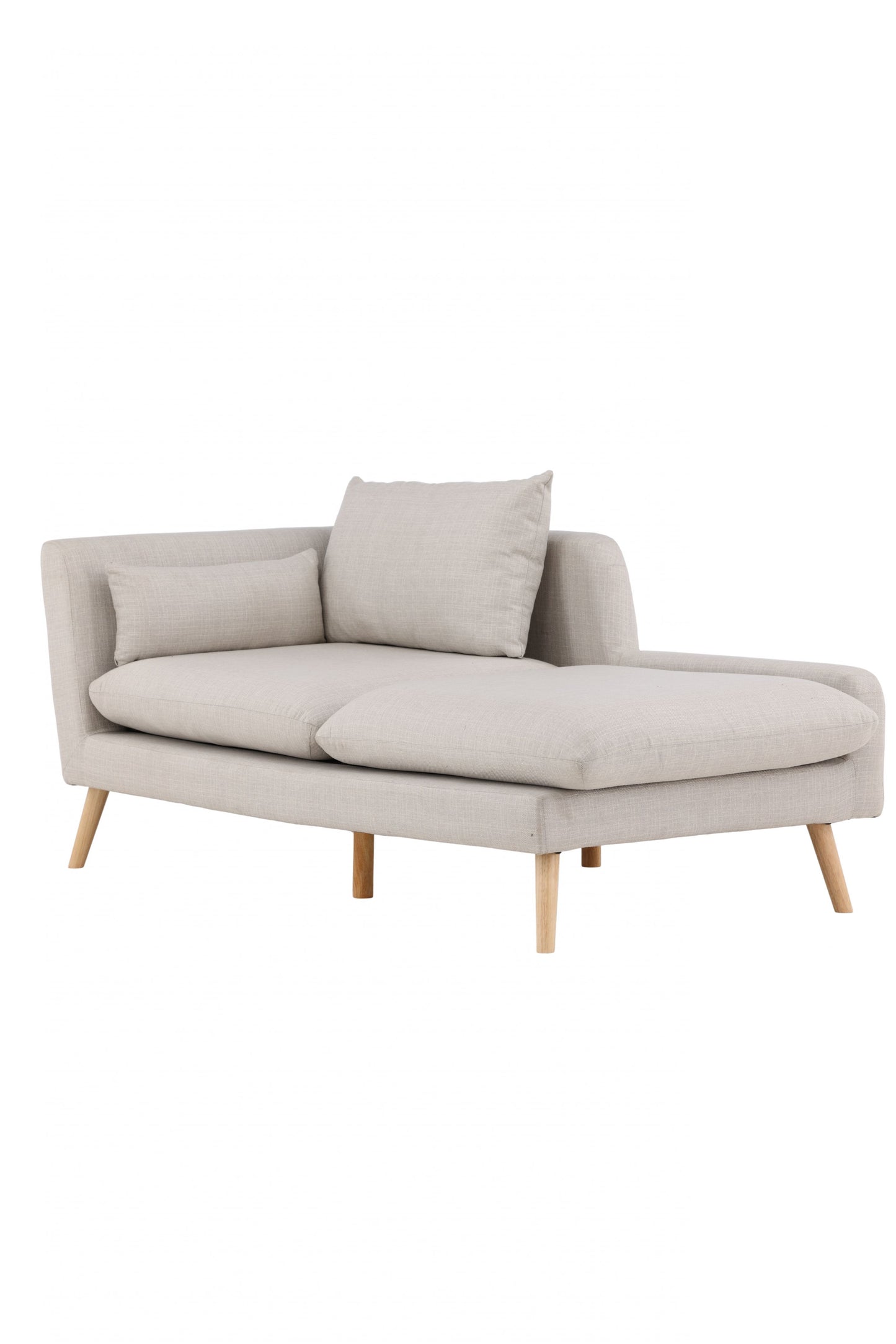 Venture-Design | Tacoma Sofa - Helle Holzoptik / Leinenstoff