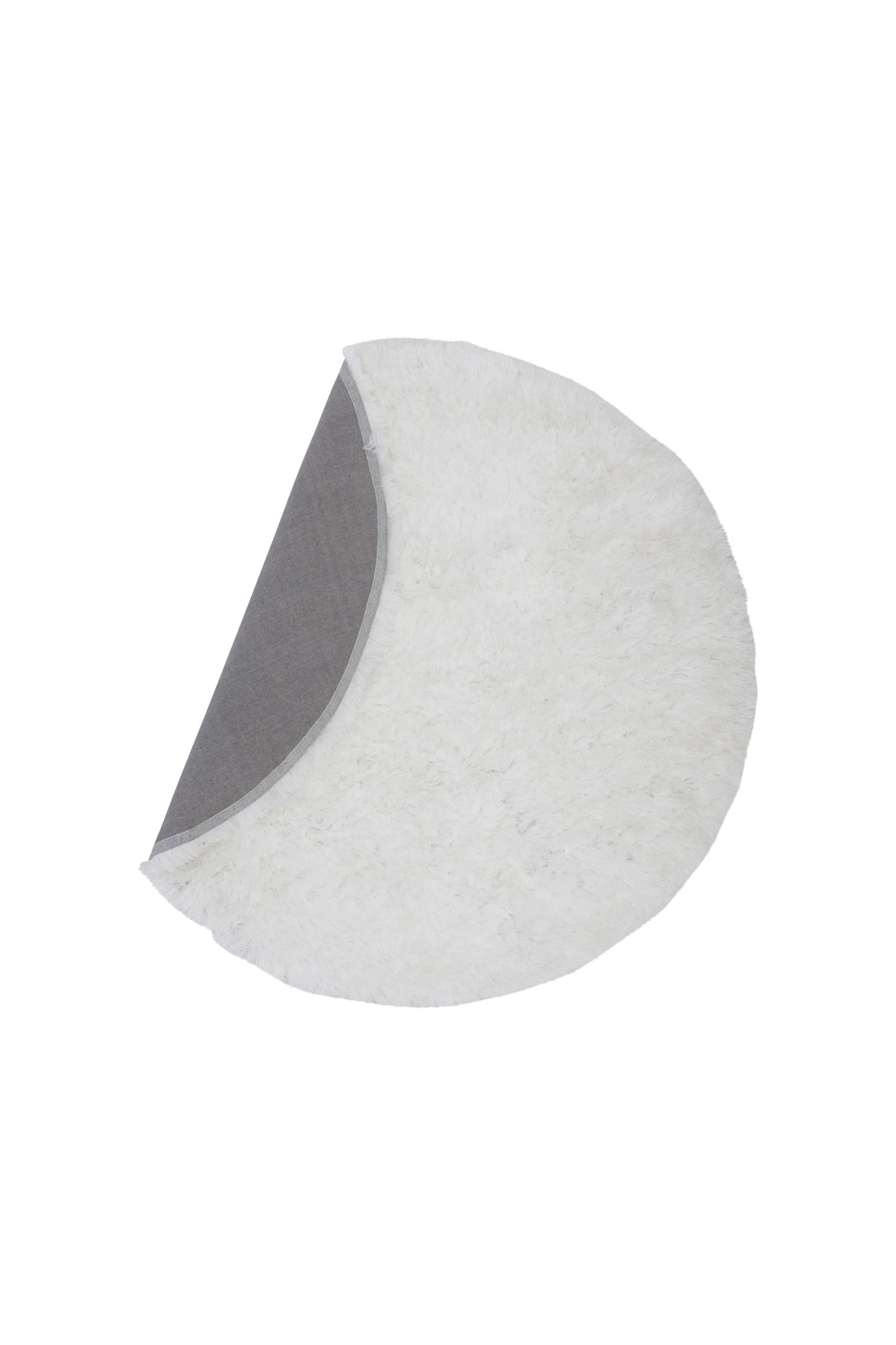 Venture-Design | Grace Round Polyester - Teppich - 200*200- Weiß