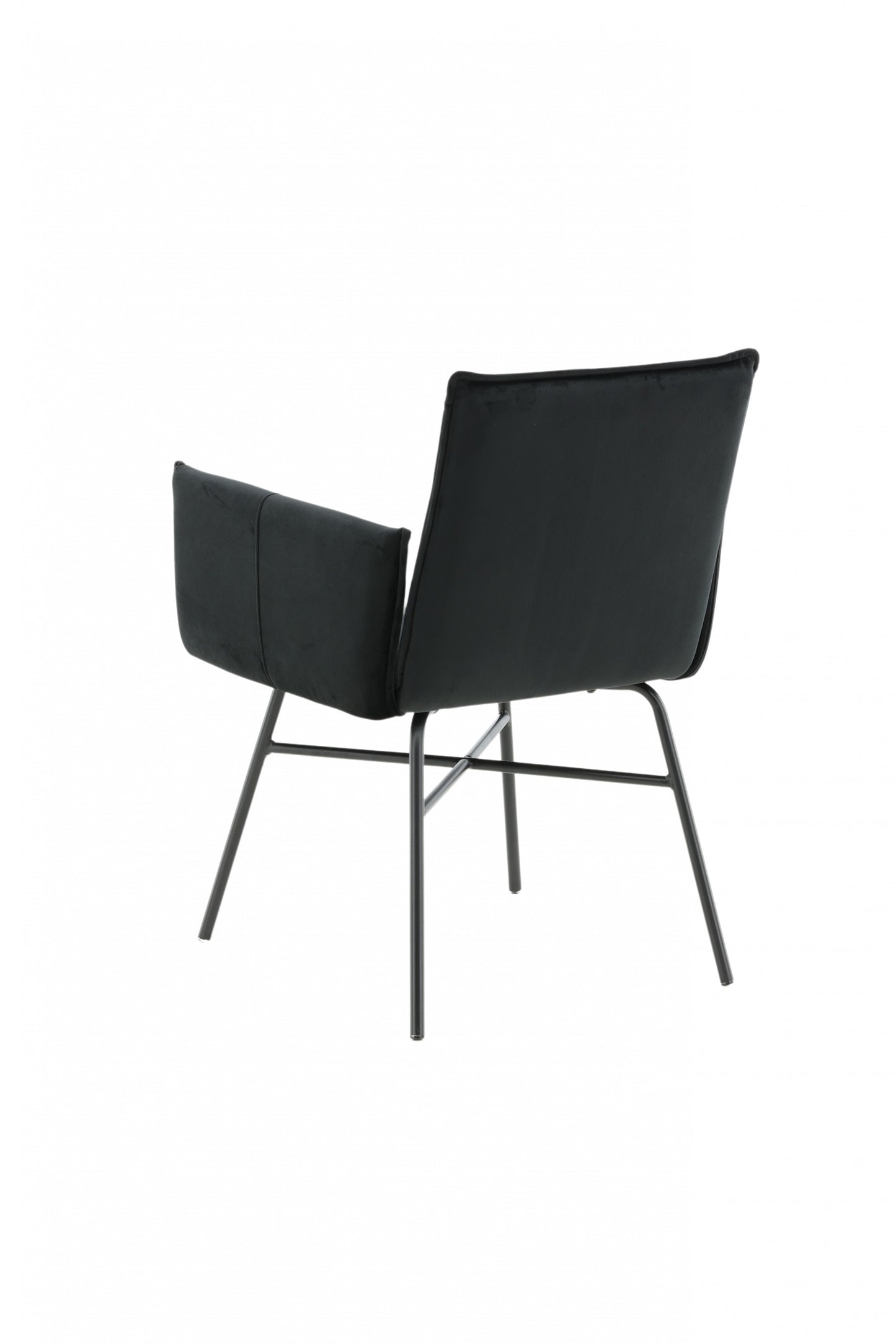 Venture-Design | Pippi Chair - Schwarz / Schwarzer Velours