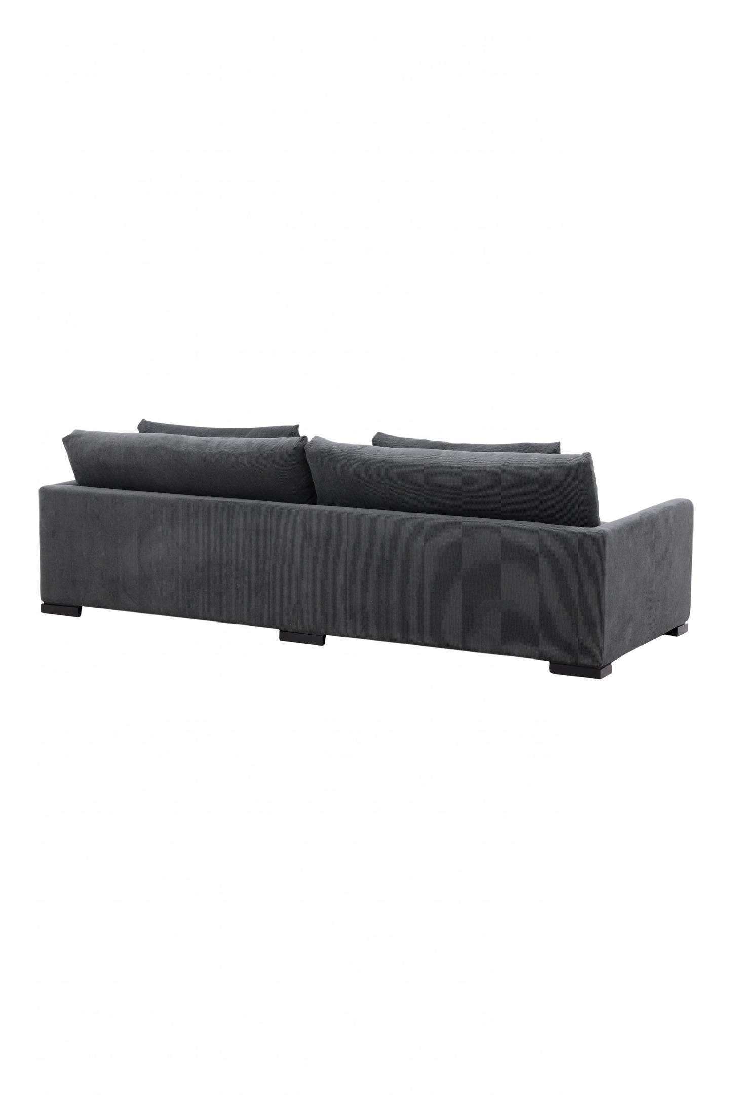 Venture-Design | Durham Sofa - Holz / Dunkelgrauer Cord