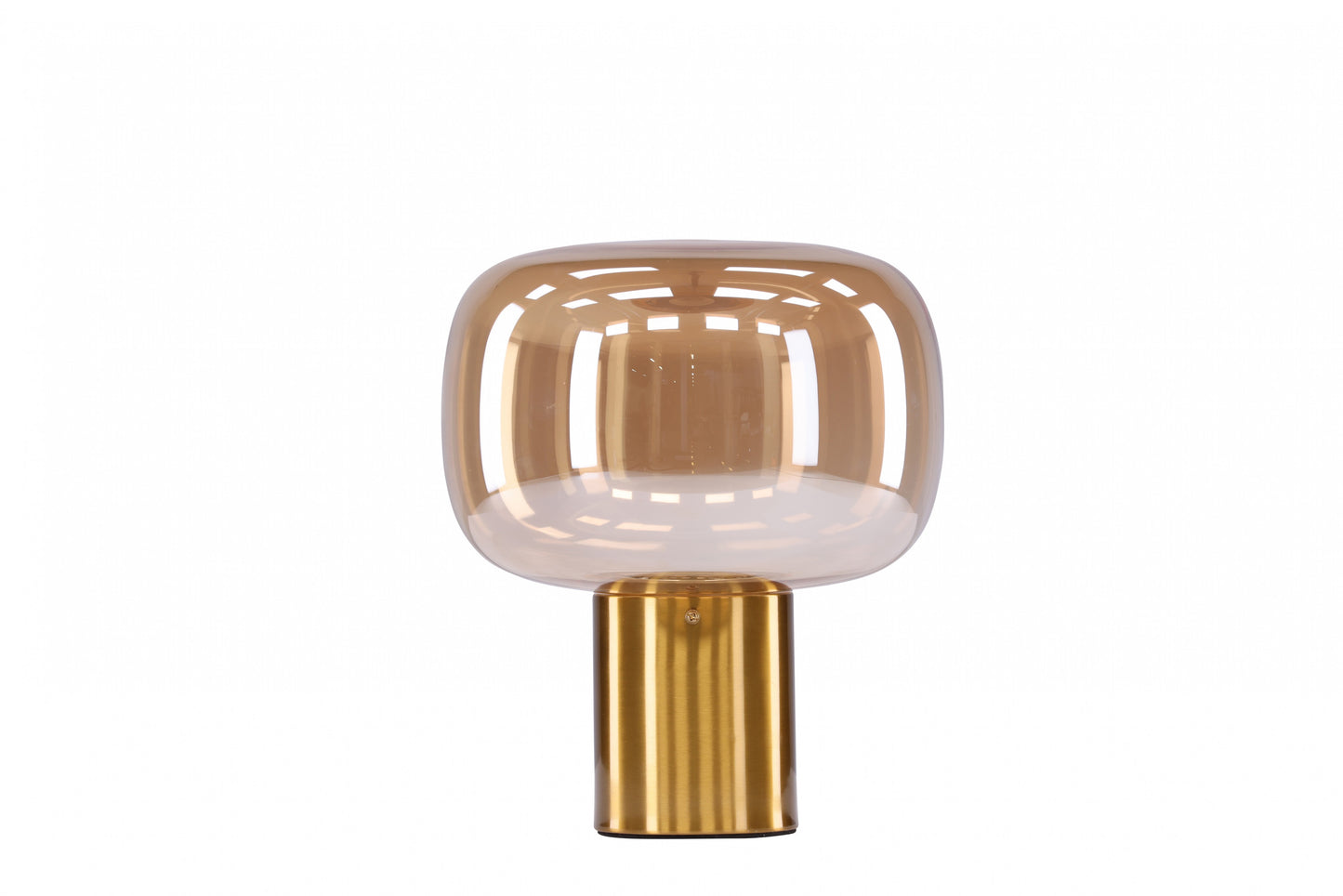 Rhone Bordlampe, Guld / Guld glas