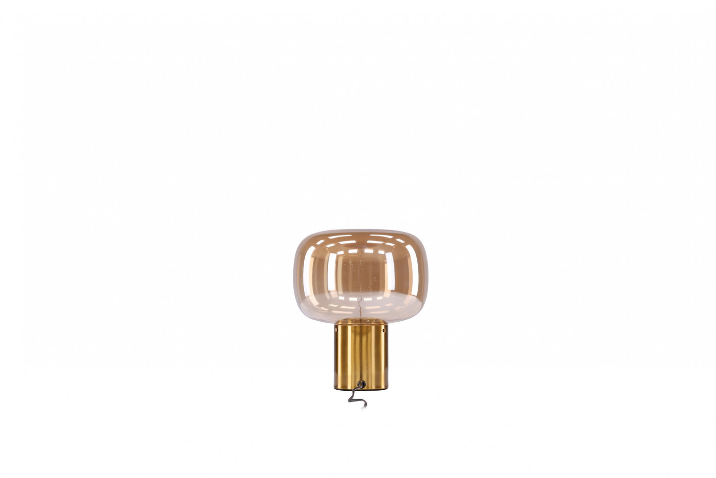 Rhone Bordlampe, Guld / Guld glas