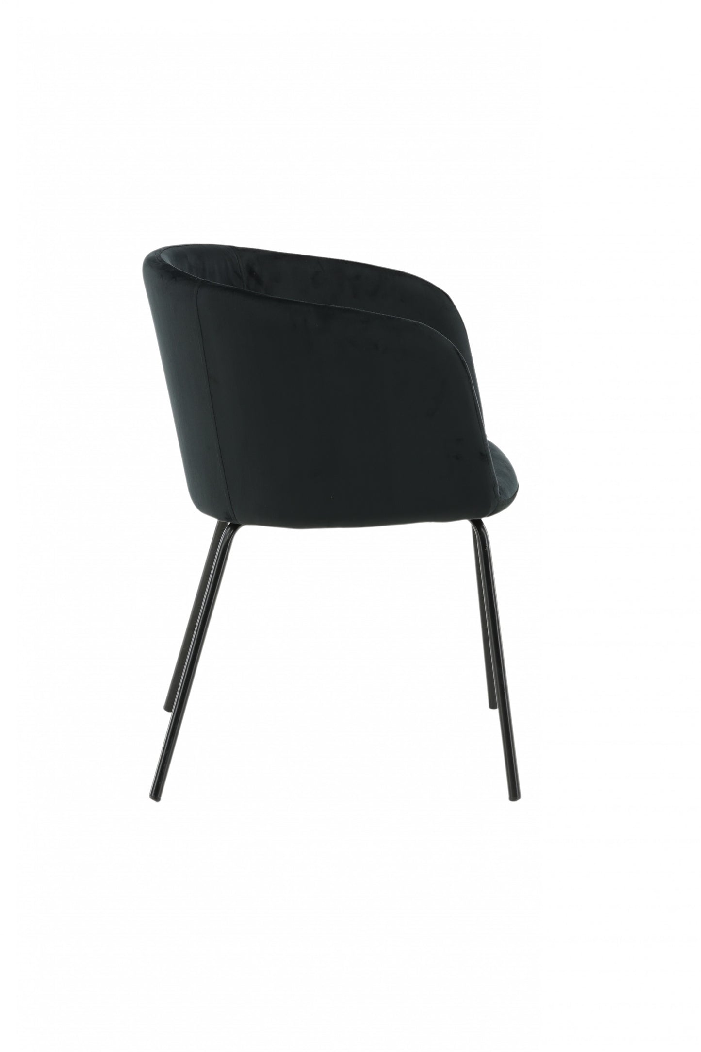 Venture-Design | Berit Chair - Schwarz / Schwarzer Velours