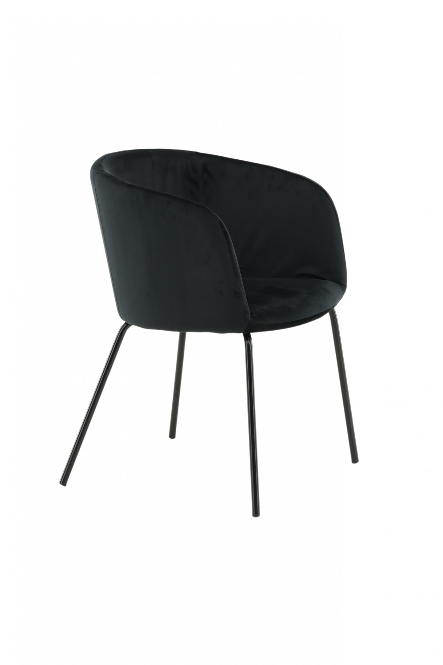 Venture-Design | Berit Chair - Schwarz / Schwarzer Velours